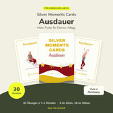 Silver Moments Cards Ausdauer – Kartenset mit 30 Ausdauerübungen ab 50 und Aufbewahrungsbox, Made in Germany