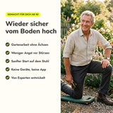 Für wen die Übungskarten Vom Boden aufstehen geeignet sind: Frauen und Männer ab 50, Einsteiger und Großeltern