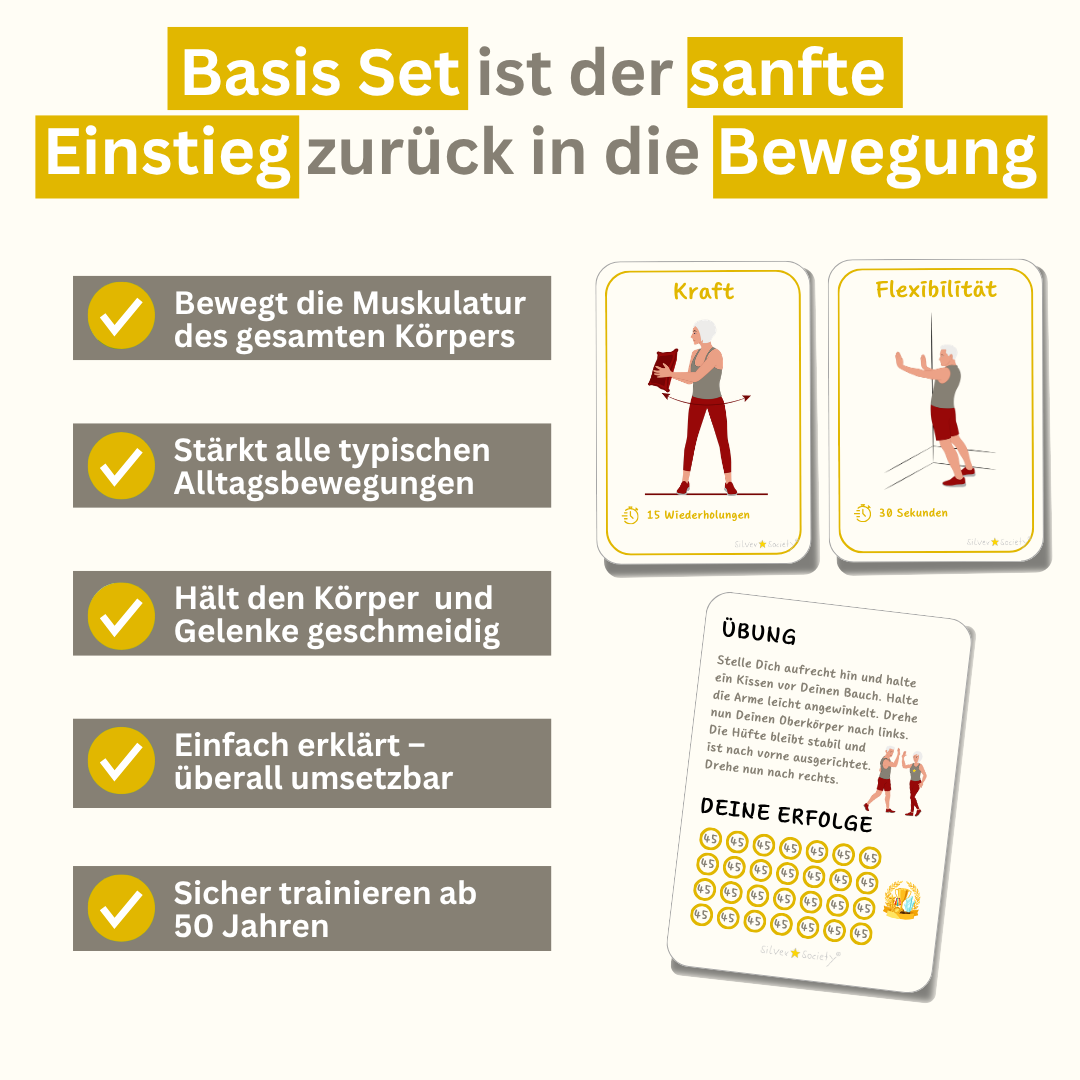 Im Stehen Set Silver Moments Cards