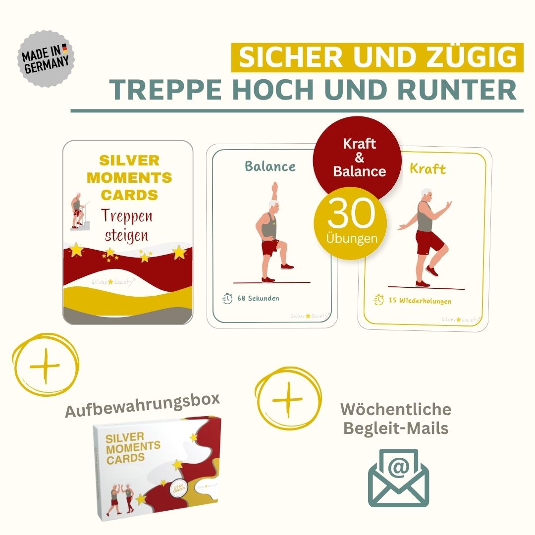 Treppensteigen Silver Moments Cards