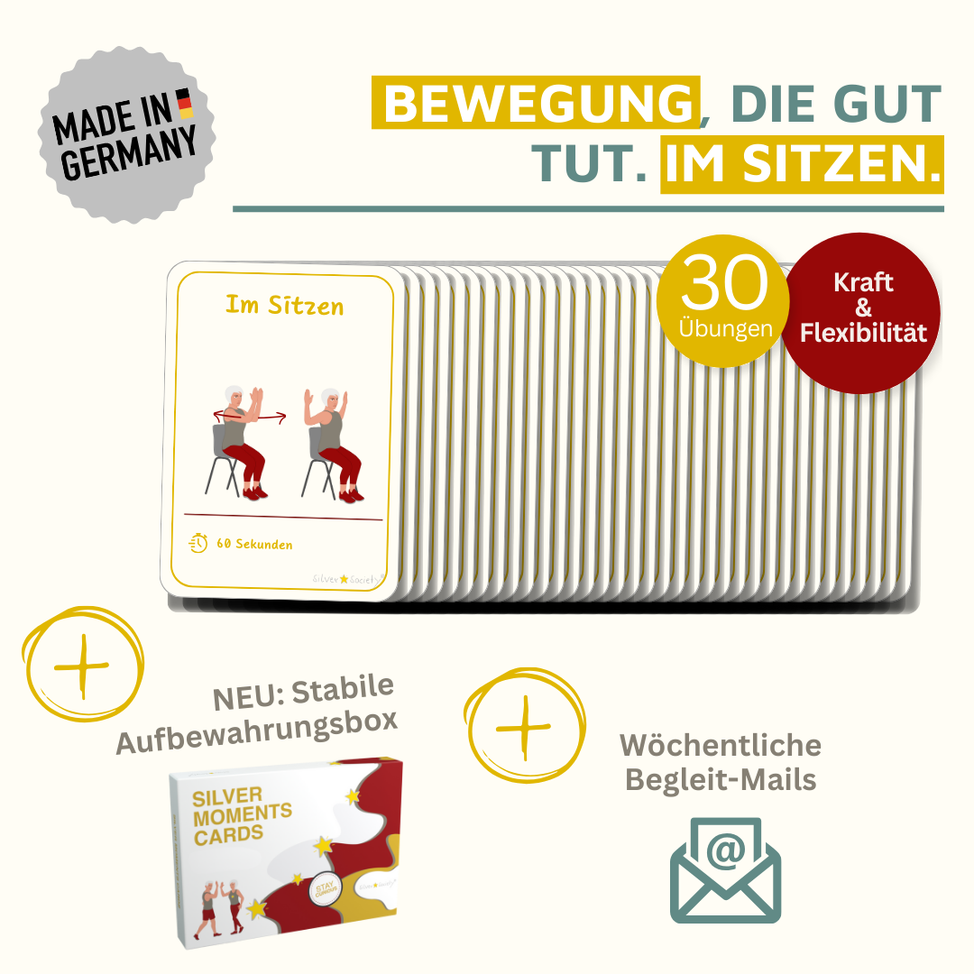 Im Sitzen (Kraft & Flexibilität) Silver Moments Cards