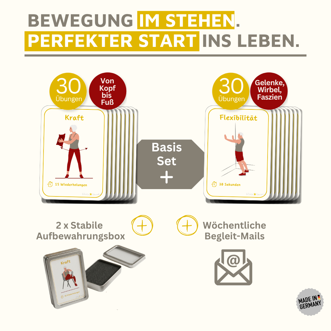 Im Stehen Set Silver Moments Cards
