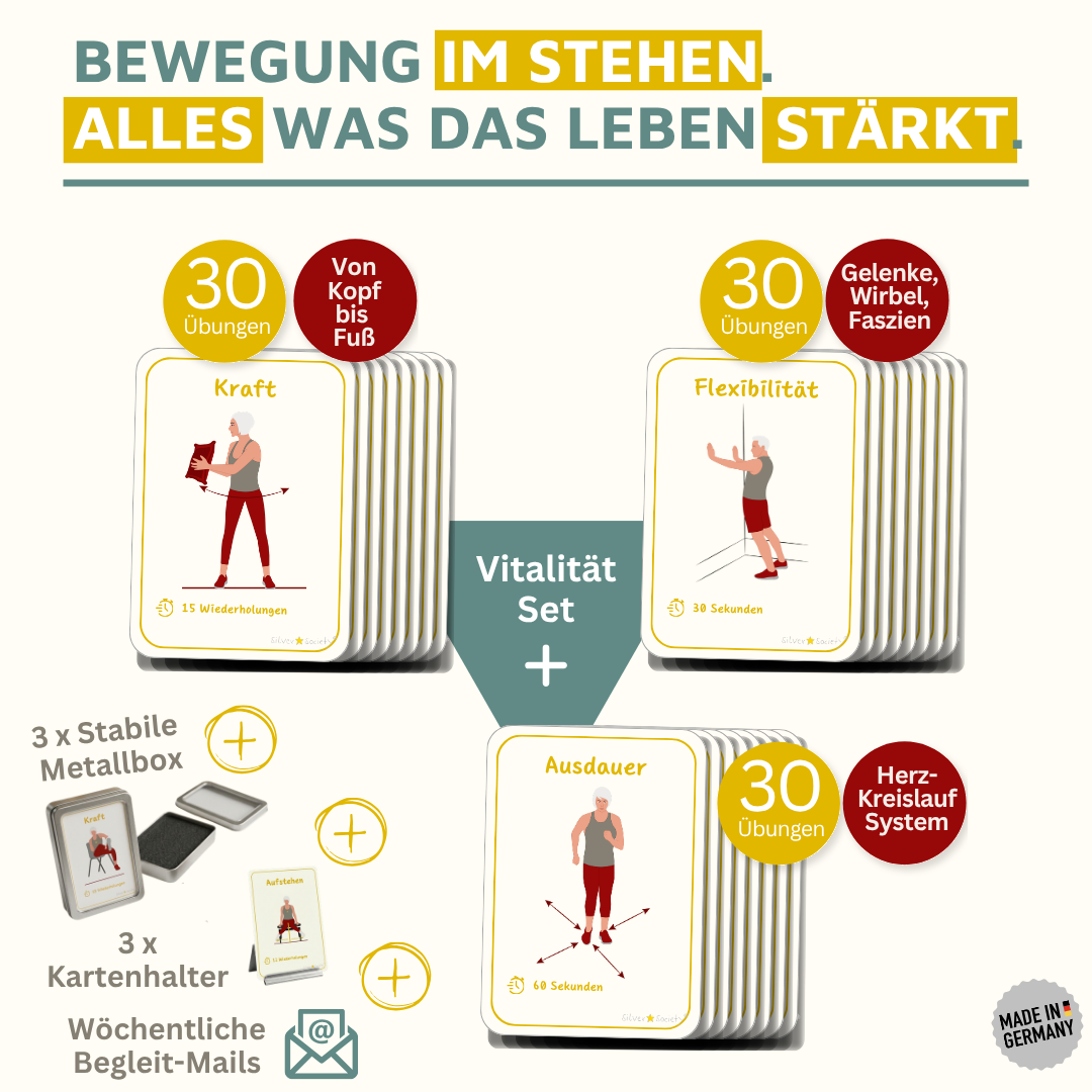 Im Stehen Set Silver Moments Cards