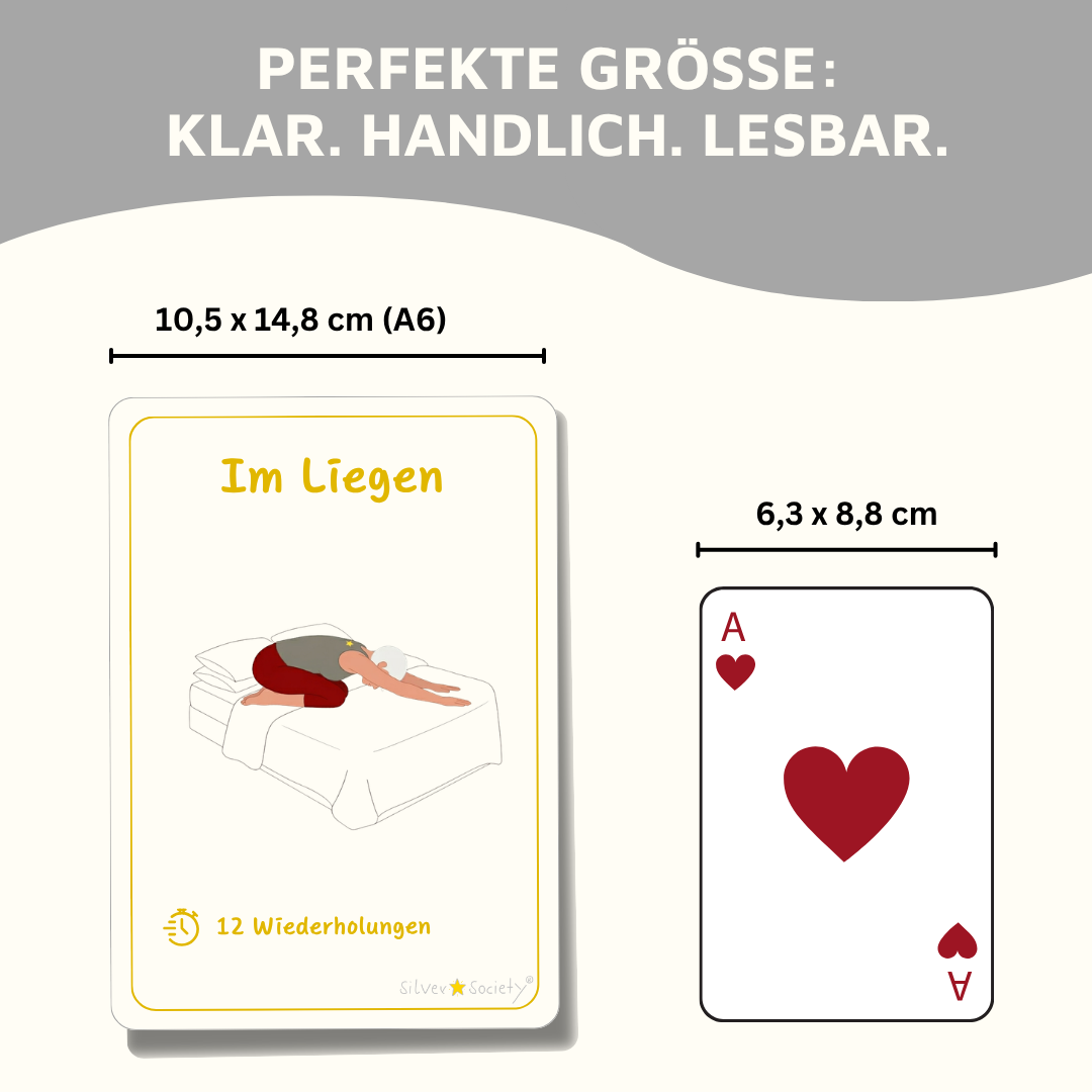 Im Liegen (Kraft + Flexibilität) Silver Moments Cards