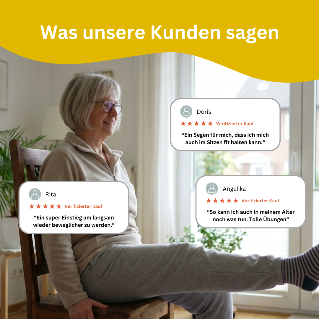 Im Sitzen (Kraft & Flexibilität) Silver Moments Cards