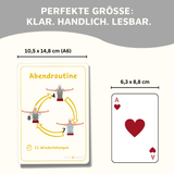 Morgen- /Abendroutine Silver Moments Cards