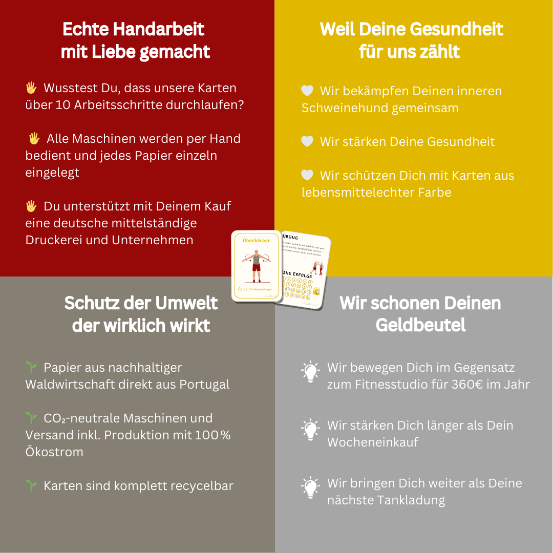 Im Sitzen (Kraft & Flexibilität) Silver Moments Cards