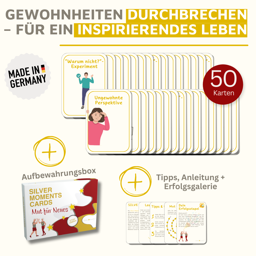 Mut für Neues - Silver Moments Cards